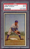 1953 Bowman Color Baseball #135 Bobby Morgan Dodgers PSA 5 EX 471438