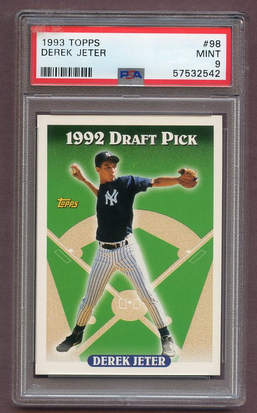 1993 Topps #098 Derek Jeter Yankees PSA 9 MINT 471560