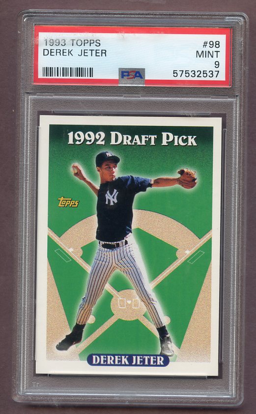 1993 Topps #098 Derek Jeter Yankees PSA 9 MINT 471561