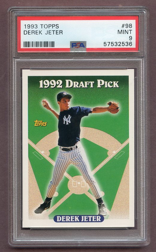 1993 Topps #098 Derek Jeter Yankees PSA 9 MINT 471562