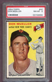 1954 Topps Baseball #042 Don Mueller Giants PSA 8 NM/MT 471624