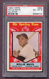 1959 Topps Baseball #563 Willie Mays A.S. Giants PSA 6 EX-MT 471629