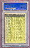1961 Topps Baseball #041 N.L. Batting Leaders Mays Clemente PSA 6 EX-MT 471711