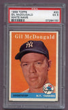 1958 Topps Baseball #020 Gil McDougald Yankees PSA 5 EX 471909