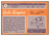 1970 Topps Football #070 Gale Sayers Bears EX 471937