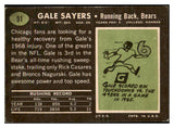1969 Topps Football #051 Gale Sayers Bears PR-FR 471944