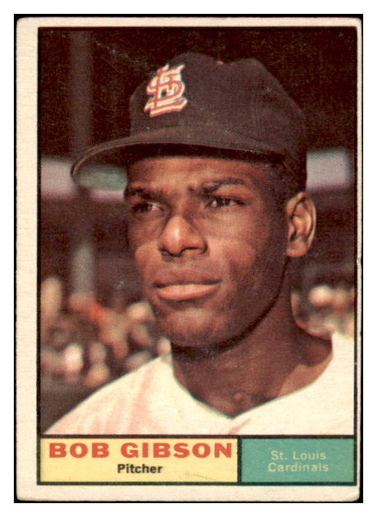 1961 Topps Baseball #211 Bob Gibson Cardinals VG 471952