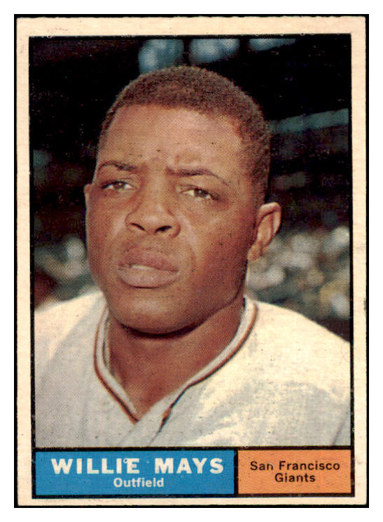 1961 Topps Baseball #150 Willie Mays Giants EX-MT 471965