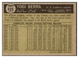 1961 Topps Baseball #425 Yogi Berra Yankees EX-MT 471969