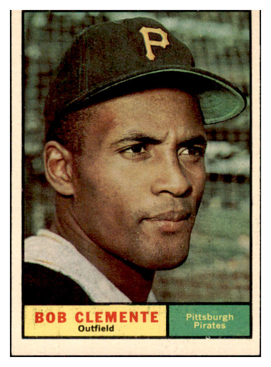 1961 Topps Baseball #388 Roberto Clemente Pirates EX-MT 471972