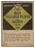 1961 Topps Baseball #471 Phil Rizzuto MVP Yankees NR-MT 471978