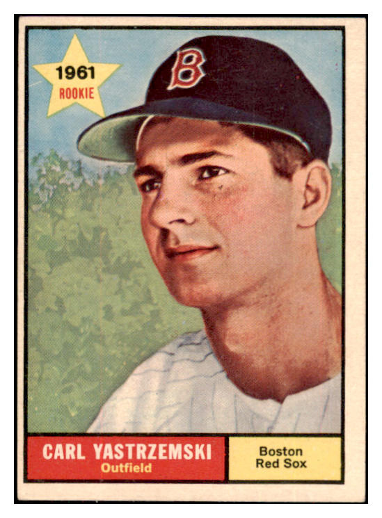 1961 Topps Baseball #287 Carl Yastrzemski Red Sox EX-MT 471990