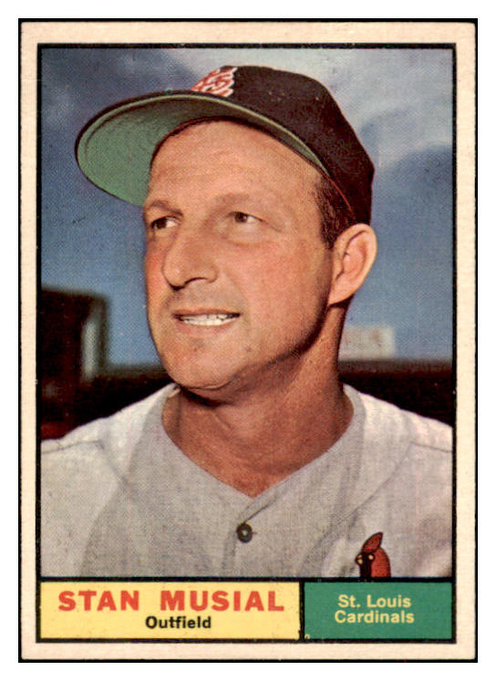 1961 Topps Baseball #290 Stan Musial Cardinals EX-MT 471992