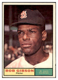 1961 Topps Baseball #211 Bob Gibson Cardinals EX+/EX-MT 472006