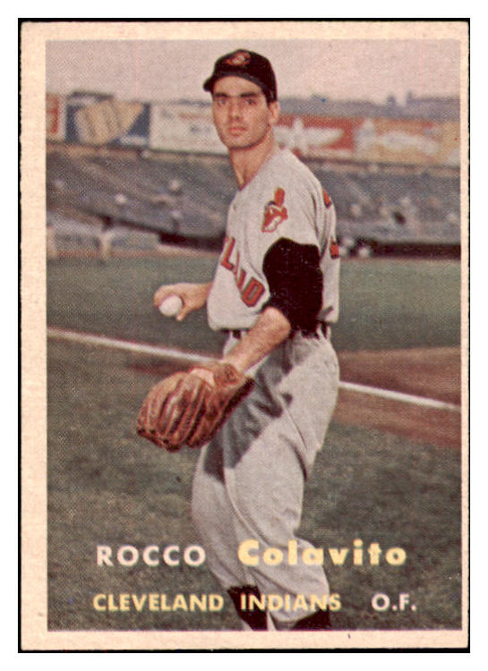 1957 Topps Baseball #212 Rocky Colavito Indians EX-MT 472018
