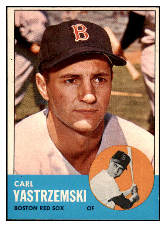 1963 Topps Baseball #115 Carl Yastrzemski Red Sox EX-MT/NR-MT 472022