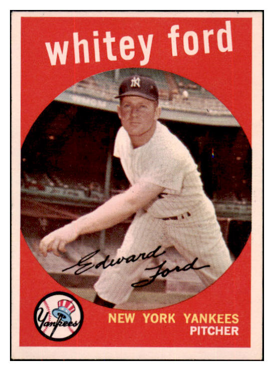 1959 Topps Baseball #430 Whitey Ford Yankees EX-MT 472023