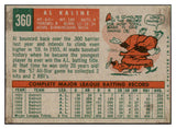 1959 Topps Baseball #360 Al Kaline Tigers NR-MT 472024