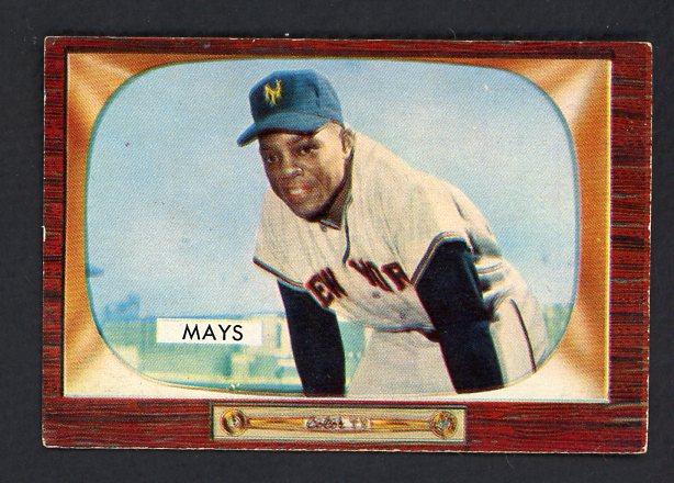 1955 Bowman Baseball #184 Willie Mays Giants EX+/EX-MT