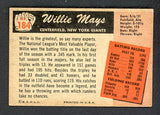 1955 Bowman Baseball #184 Willie Mays Giants EX+/EX-MT