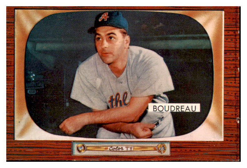 1955 Bowman Baseball # 89 Lou Boudreau A's VG-EX 472095