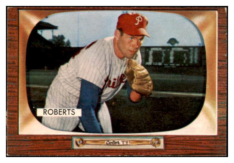 1955 Bowman Baseball #171 Robin Roberts Phillies EX-MT 472097