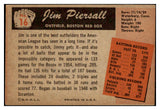 1955 Bowman Baseball # 16 Jimmy Piersall Red Sox EX-MT 472107