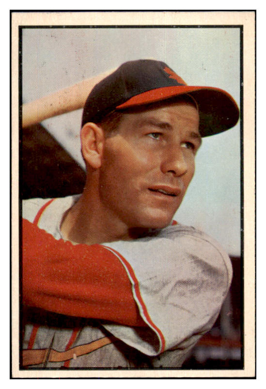 1953 Bowman Color Baseball # 85 Solly Hemus Cardinals EX-MT 472110
