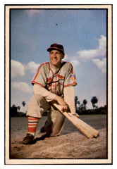 1953 Bowman Color Baseball # 81 Enos Slaughter Cardinals EX+/EX-MT 472111