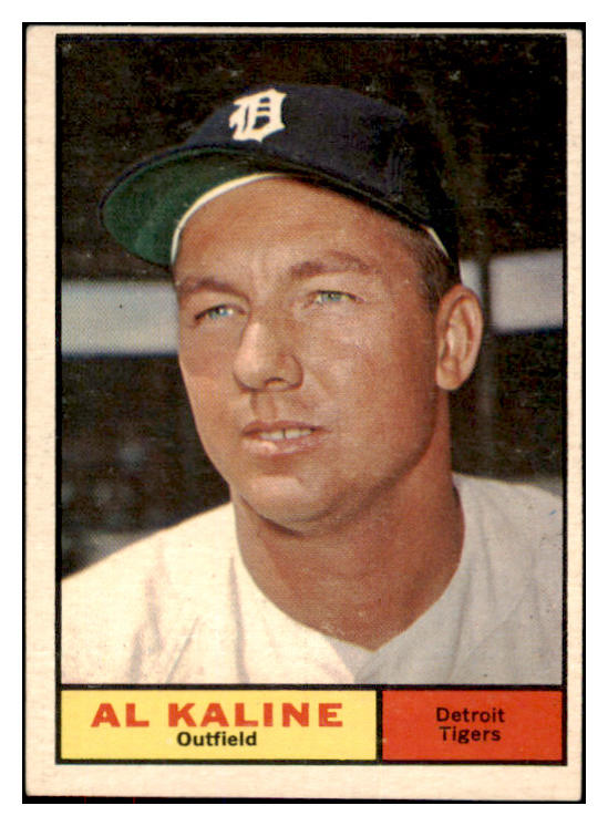 1961 Topps Baseball #429 Al Kaline Tigers EX+/EX-MT 472115