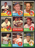 1963 Topps Set Lot 274 Diff EX+/EX-MT Roberts Aparicio Boyer 472136