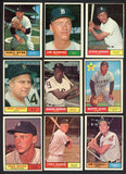 1961 Topps Set Lot 236 Diff VG-EX/EX Wynn Minoso Bunning 472149