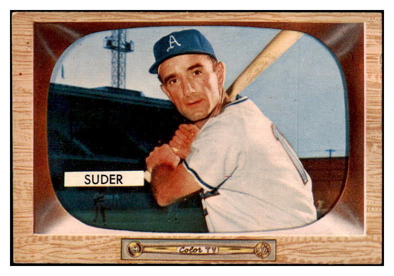 1955 Bowman Baseball #006 Pete Suder A's NR-MT 472204
