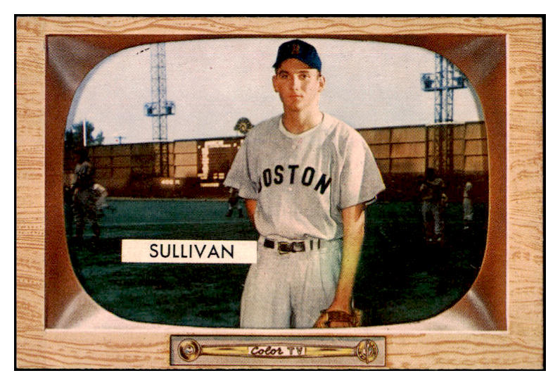 1955 Bowman Baseball #015 Frank Sullivan Red Sox NR-MT 472210