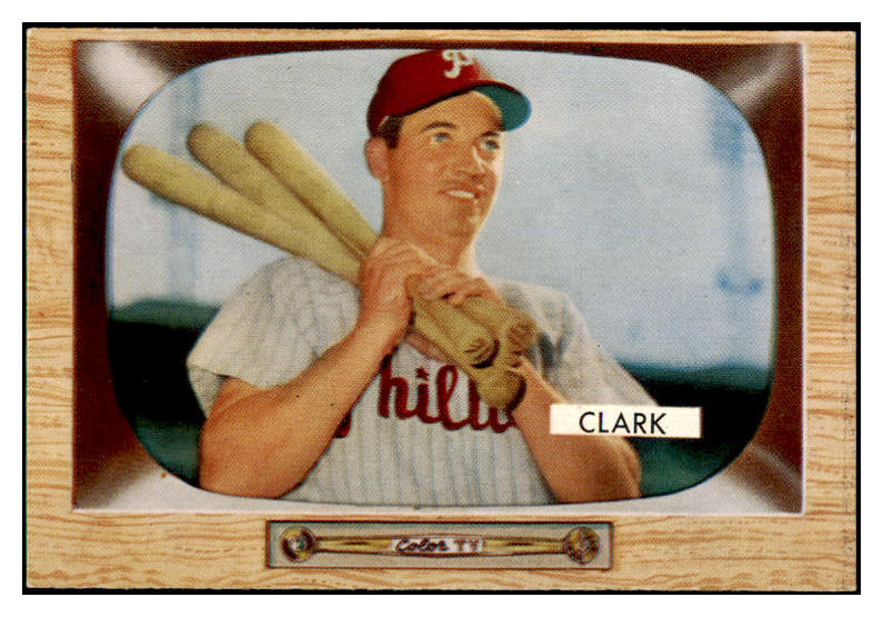1955 Bowman Baseball #041 Mel Clark Phillies NR-MT 472217