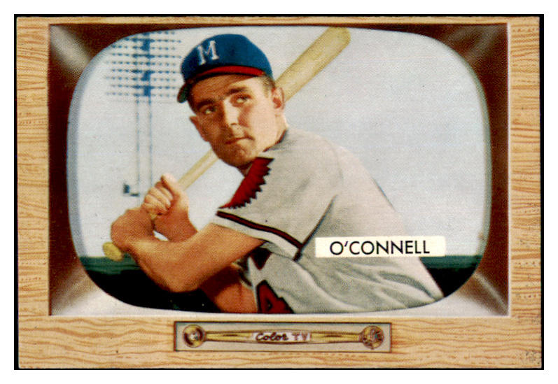 1955 Bowman Baseball #044 Danny O'Connell Braves NR-MT 472220