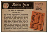 1955 Bowman Baseball #073 Eddie Yost Senators NR-MT 472232