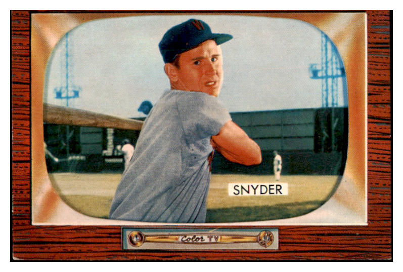 1955 Bowman Baseball #074 Jerry Snyder Senators NR-MT 472233