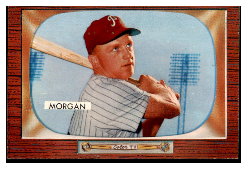1955 Bowman Baseball #081 Bobby Morgan Phillies NR-MT 472237
