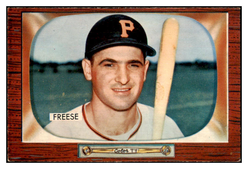 1955 Bowman Baseball #084 George Freese Pirates NR-MT 472238