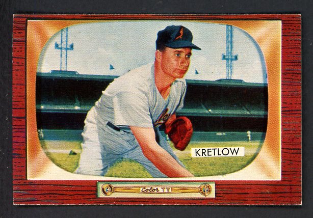 1955 Bowman Baseball #108 Lou Kretlow Orioles NR-MT 472246