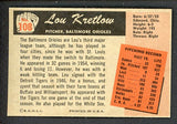 1955 Bowman Baseball #108 Lou Kretlow Orioles NR-MT 472246