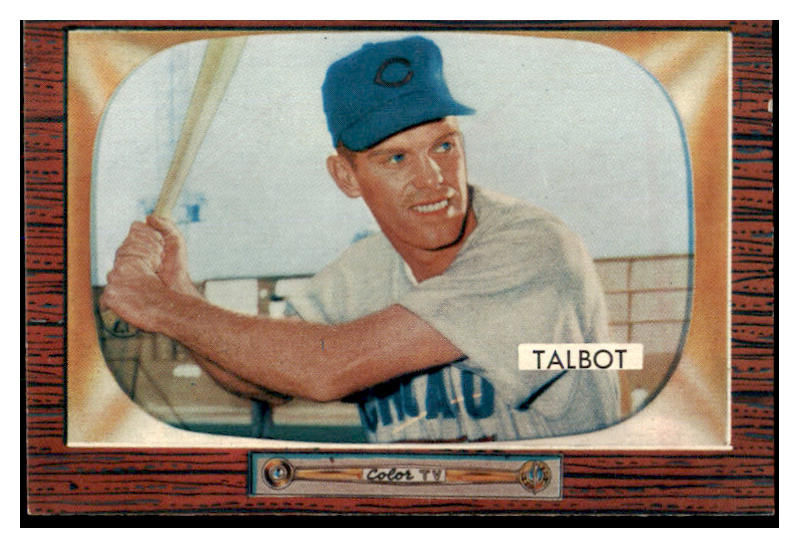 1955 Bowman Baseball #137 Bob Talbot Cubs NR-MT 472262