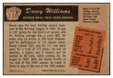 1955 Bowman Baseball #138 Davey Williams Giants NR-MT 472263