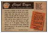 1955 Bowman Baseball #149 Cloyd Boyer A's NR-MT 472269