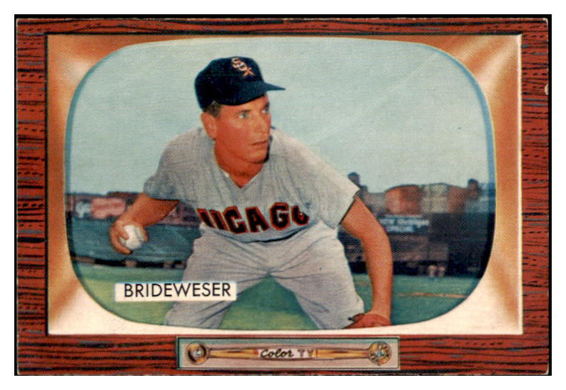 1955 Bowman Baseball #151 Jim Brideweser White Sox NR-MT 472271