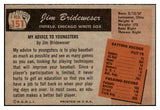 1955 Bowman Baseball #151 Jim Brideweser White Sox NR-MT 472271