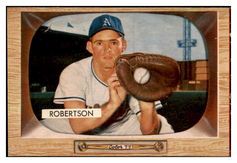 1955 Bowman Baseball #005 Jim Robertson A's EX-MT 472309