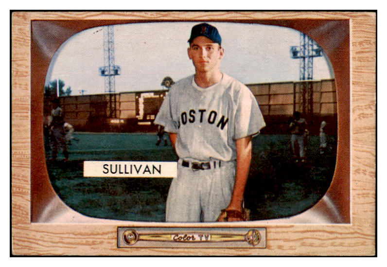 1955 Bowman Baseball #015 Frank Sullivan Red Sox EX-MT 472313