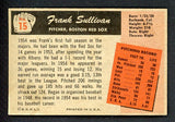 1955 Bowman Baseball #015 Frank Sullivan Red Sox EX-MT 472313